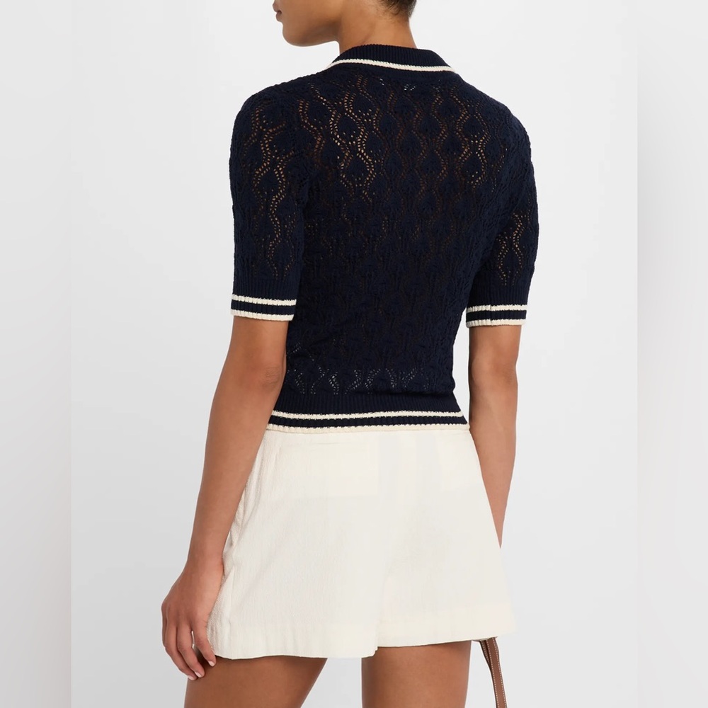 Frame Denim Navy Knit Top - Picture 4 of 10